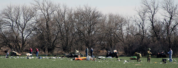 helicopter crash site