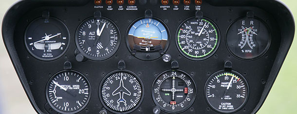 Robinson instrument panel